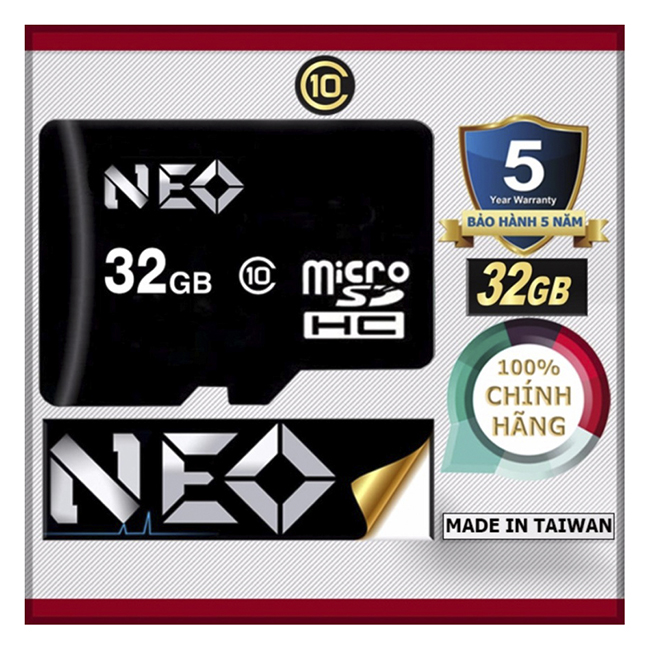 Thẻ Nhớ MicroSDHC NEO 32GB Class 10