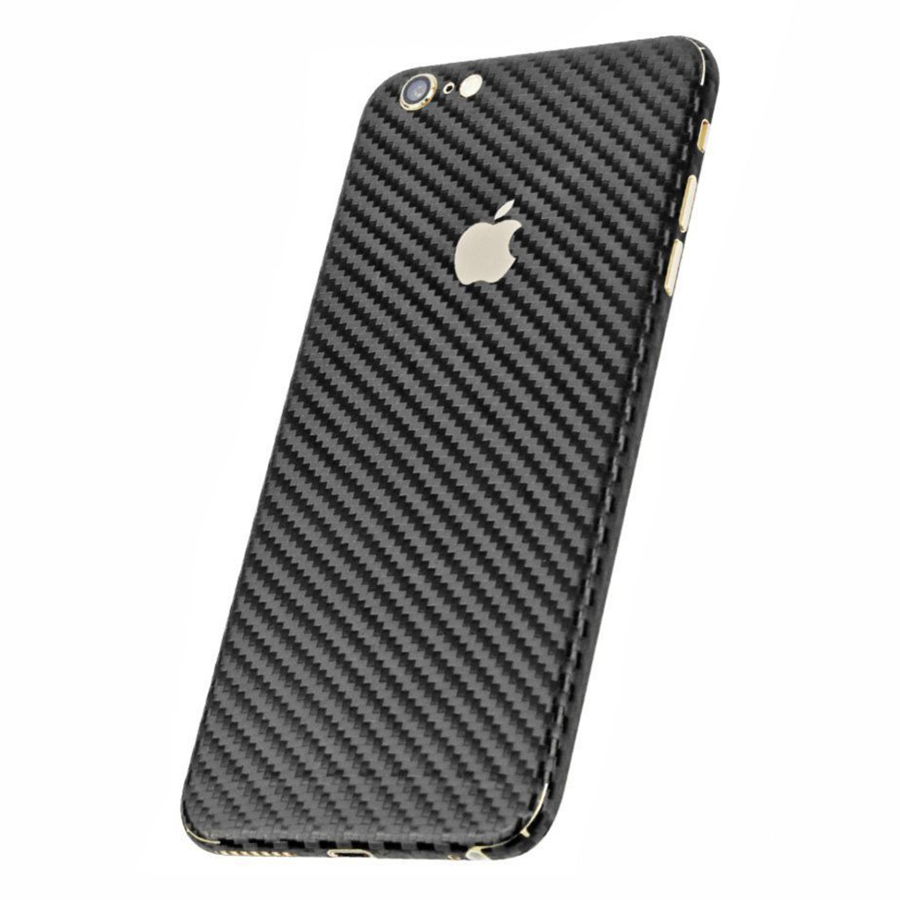 Miếng Dán Mặt Sau Vân Carbon Cho iPhone 6/6S (Đen)