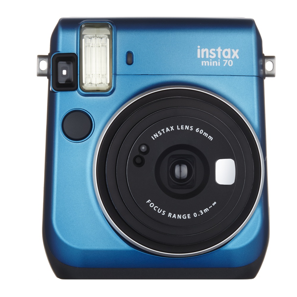 Máy Ảnh Selfie Lấy Liền Fujifilm Instax Mini 70  - Xanh - Hàng Chính Hãng