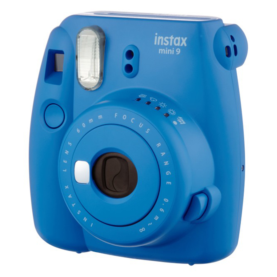 Máy Ảnh Selfie Lấy Liền Fujifilm Instax Mini 9 - Cobalt Blue - Hàng Chính Hãng