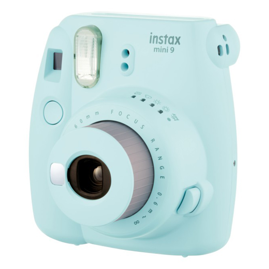 Máy Ảnh Selfie Lấy Liền Fujifilm Instax Mini 9 - Ice Blue - Hàng Chính Hãng