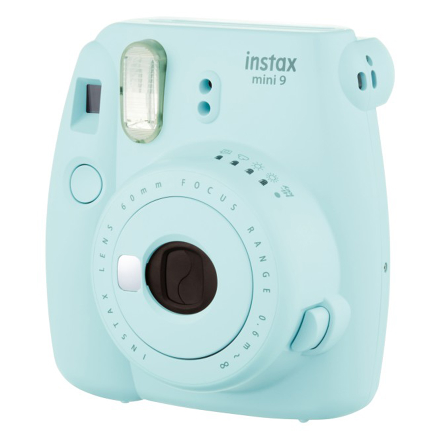 Máy Ảnh Selfie Lấy Liền Fujifilm Instax Mini 9 - Ice Blue - Hàng Chính Hãng