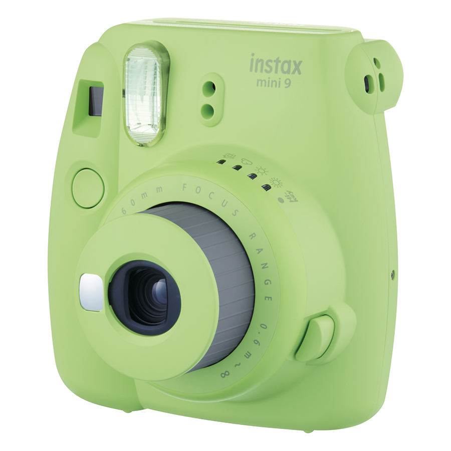 Máy Ảnh Selfie Lấy Liền Fujifilm Instax Mini 9 - Lime Green - Hàng Chính Hãng