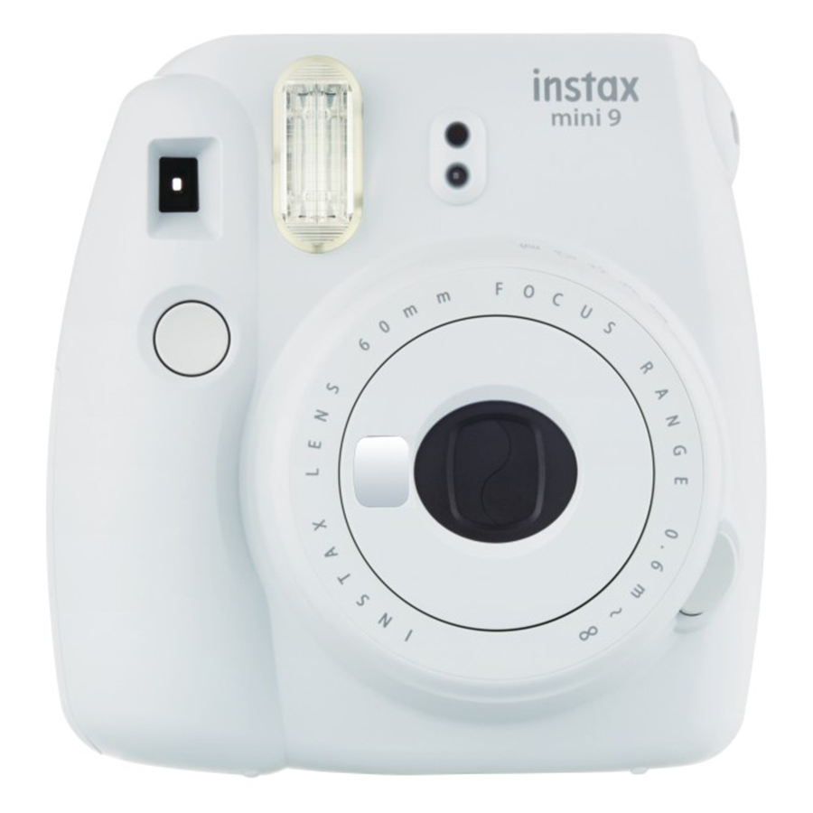 Máy Ảnh Selfie Lấy Liền Fujifilm Instax Mini 9 - Smoky White - Hàng Chính Hãng