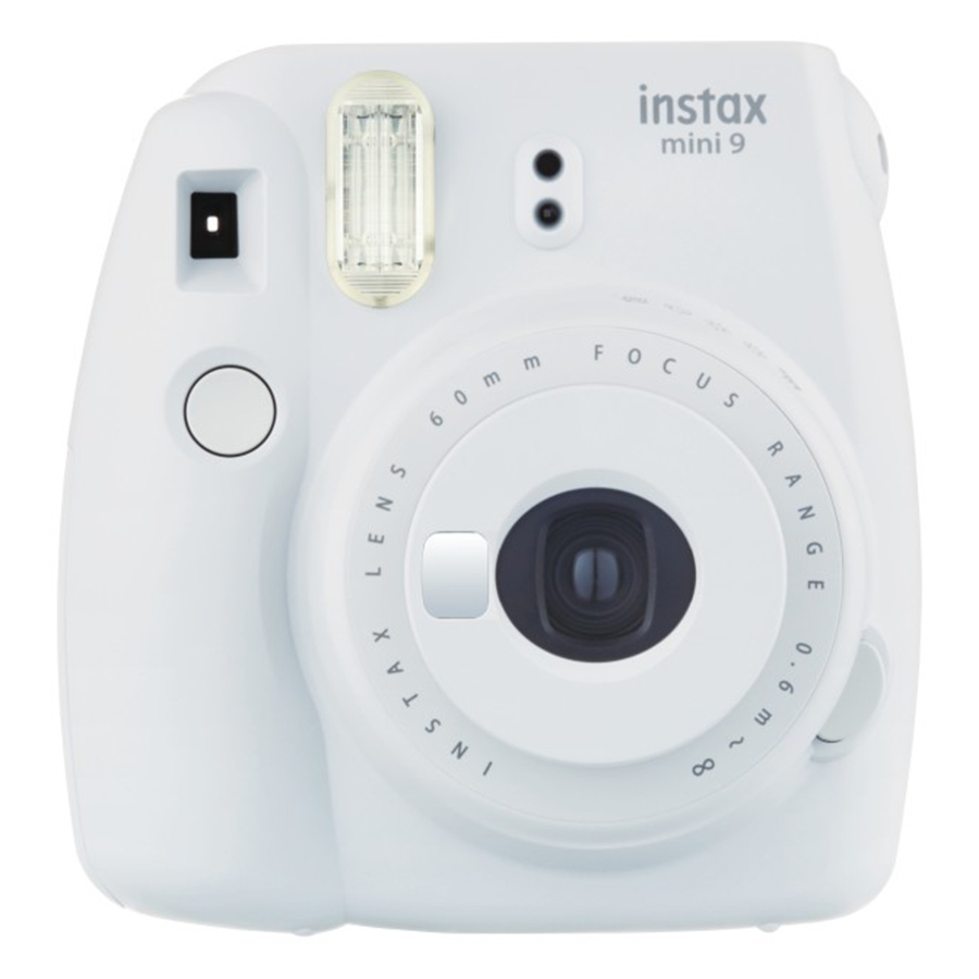 Máy Ảnh Selfie Lấy Liền Fujifilm Instax Mini 9 - Smoky White - Hàng Chính Hãng