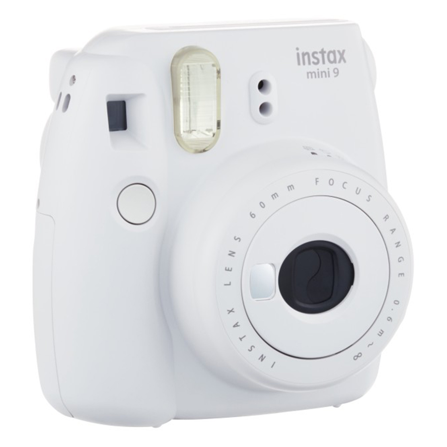 Máy Ảnh Selfie Lấy Liền Fujifilm Instax Mini 9 - Smoky White - Hàng Chính Hãng