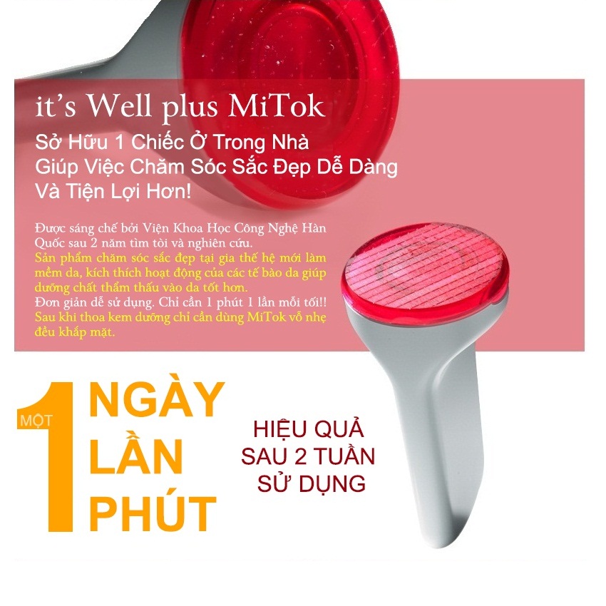 Dụng Cụ Massage Thẩm Thấu Mỹ Phẩm Trên Da MiTok It's Well Plus - MT001