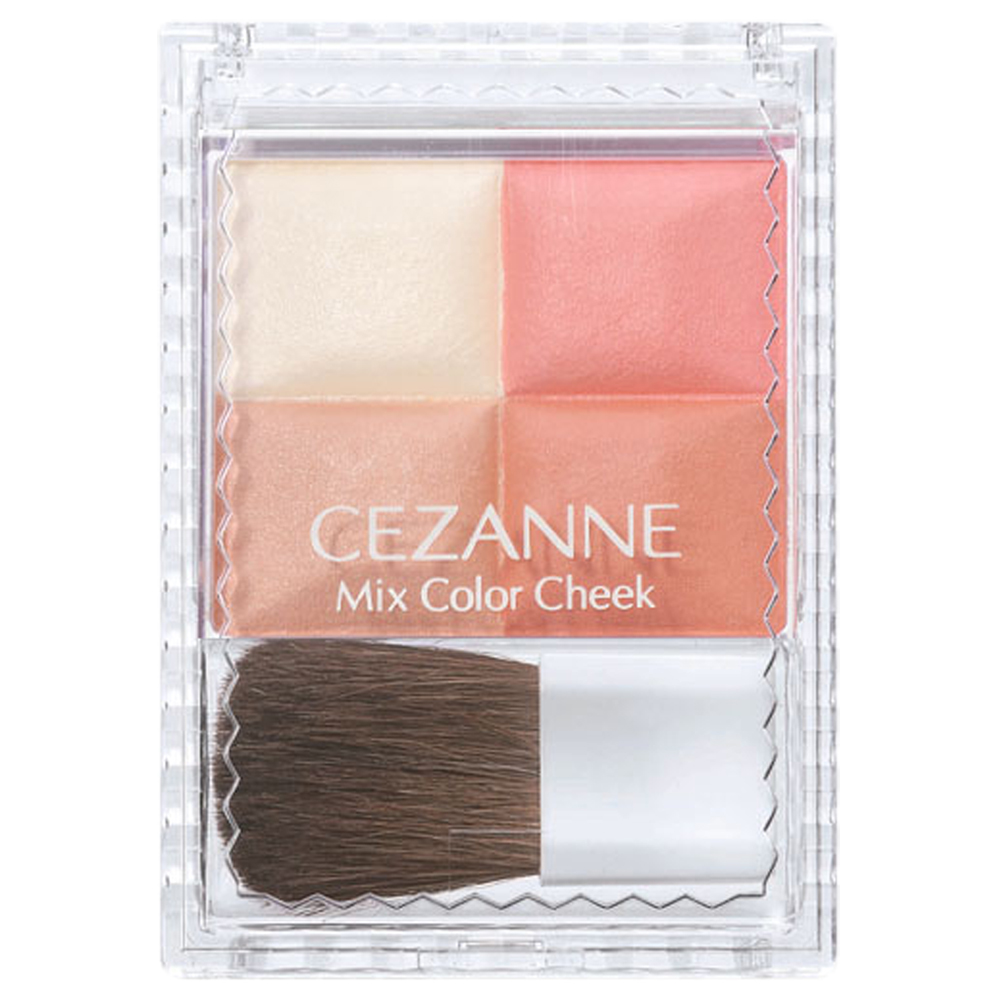 Phấn Má Mix Color Cheek Cezanne (8g) - Mẫu 3 - Orange Toned - DCH