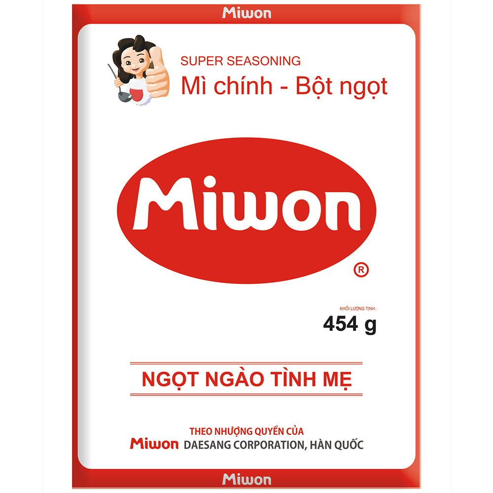 Bột ngọt (mì chính) Miwon gói 454g