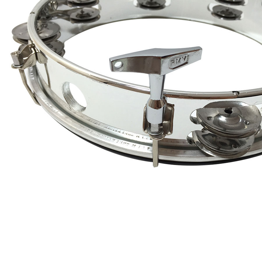 Trống Lắc Tay - Lục Lạc Gõ Bo Tambourine Yamaha MT6-102A - Trắng