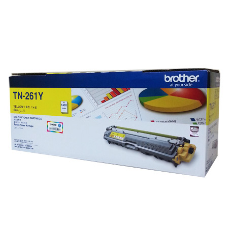 Brother TN-261Y Toner Cho HL-3150CDN/3170CDW/MFC-9140CDN/9330CDW - Hàng Chính Hãng