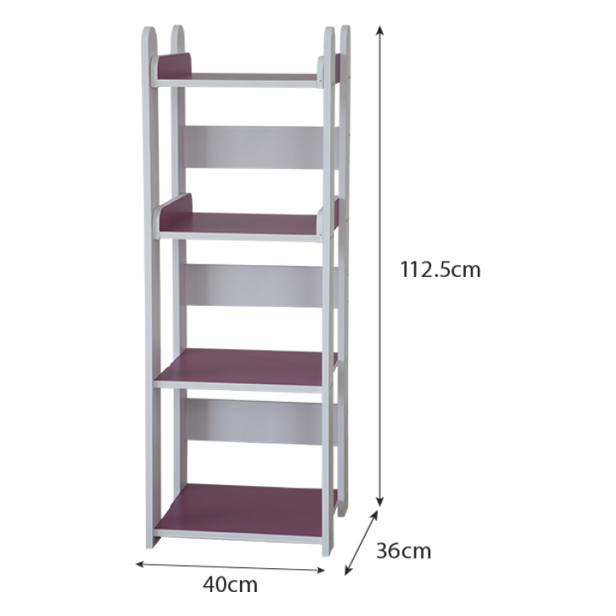 Kệ Đa Năng 4 Tầng Modulo Home Multi 1983-WM (Trắng - Hồng)