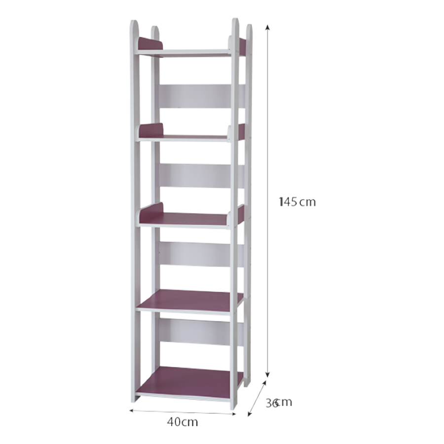 Kệ Đa Năng 5 Tầng Modulo Home Multi 1984-WM (Trắng - Hồng)