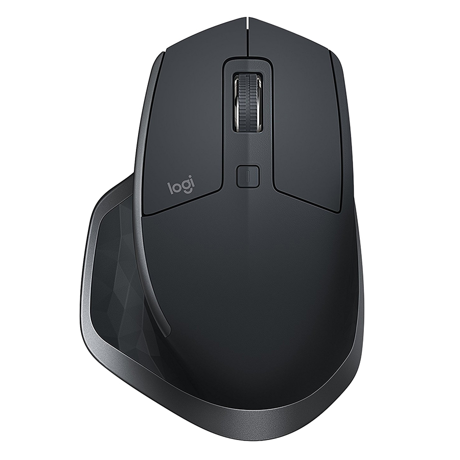 Chuột không dây Bluetooth Logitech MX Master 2s - form to, dùng mọi bề mặt, con lăn Hyperfast, sạc nhanh USB-A, phù hợp Mac/ Laptop - Hàng chính hãng