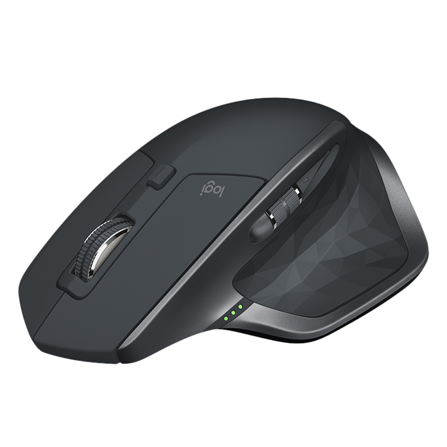 Chuột không dây Bluetooth Logitech MX Master 2s - form to, dùng mọi bề mặt, con lăn Hyperfast, sạc nhanh USB-A, phù hợp Mac/ Laptop - Hàng chính hãng