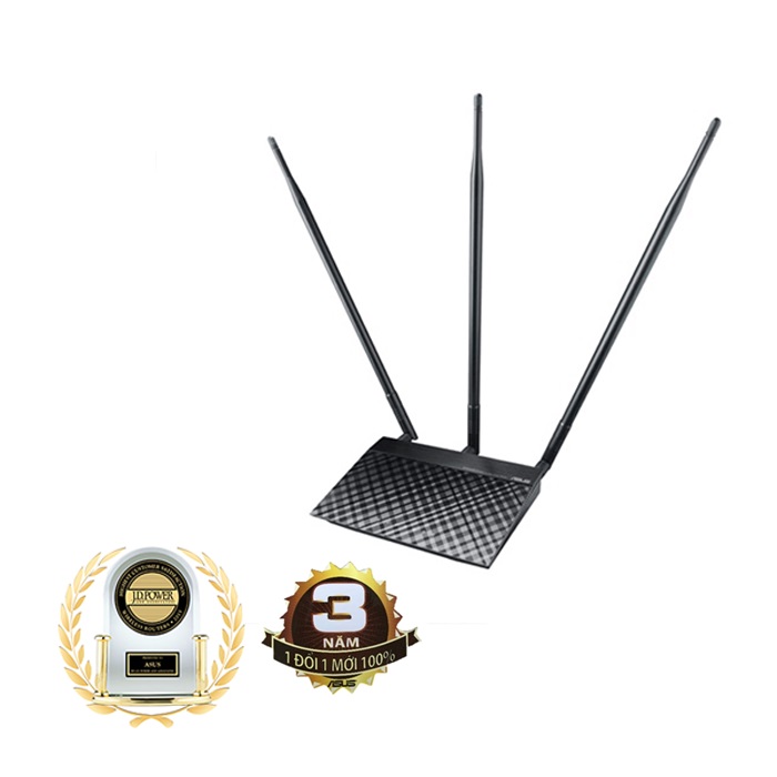 ASUS RT-N14UHP - Bộ phát Wifi Chuẩn N Tốc Độ 300Mbps Mở rộng sóng - Hàng chính hãng