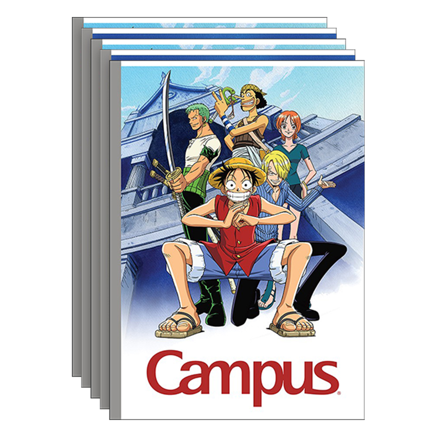 Lốc 5 Vở Ô Ly Campus B5 One Piece Legend - NB-BOPL200 (200 Trang)