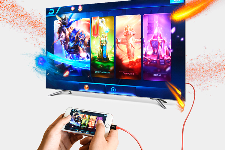 Cáp Kết Nối HDMI Cho iPhone / iPad Hoco 2M UA4 - Hàng chính hãng
