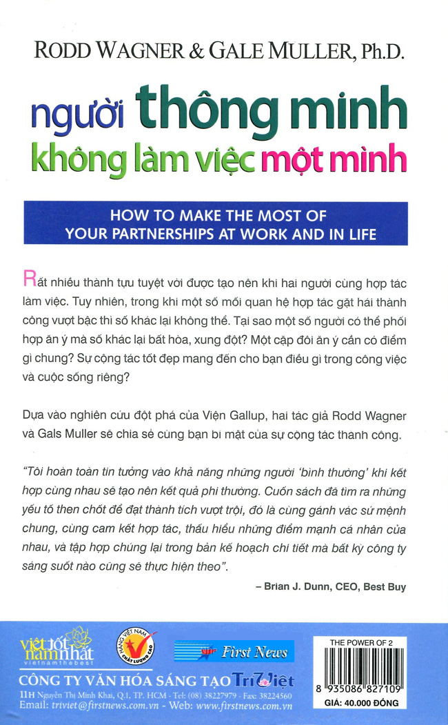 Người Thông Minh Không Làm Việc Một Mình