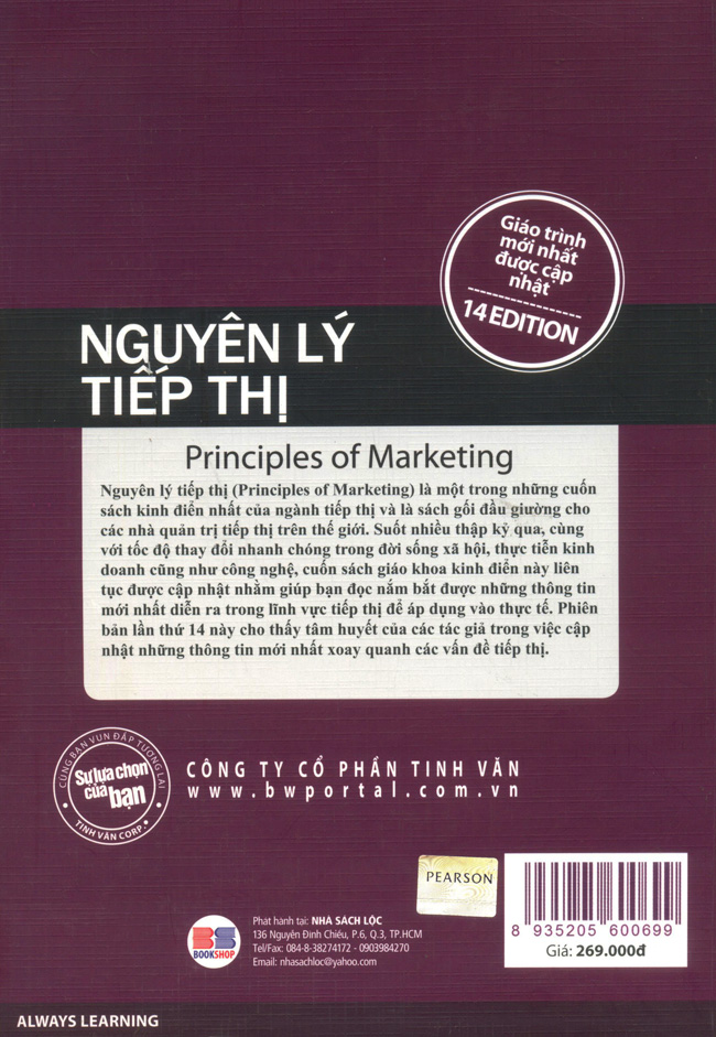 Nguyên Lý Tiếp Thị (Principles Of Marketing) (14 Edition)