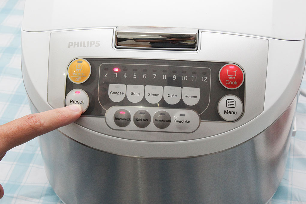 Nồi Cơm Điện Tử Philips HD-3038 1.8L - Hàng chính hãng