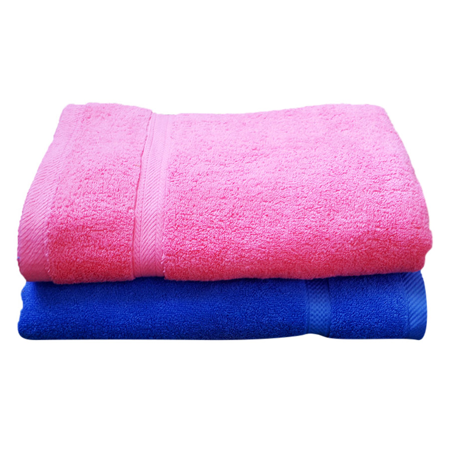 Combo 2 Khăn Tắm Cotton Thành Nam COMBO2KTCTHX - Màu Ngẫu Nhiên