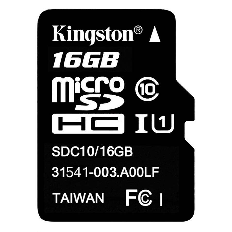 Thẻ Nhớ Micro SDHC Kingston 16GB Class 10 UHS-I SDC10G2/16GBSPFR - Hàng Chính Hãng