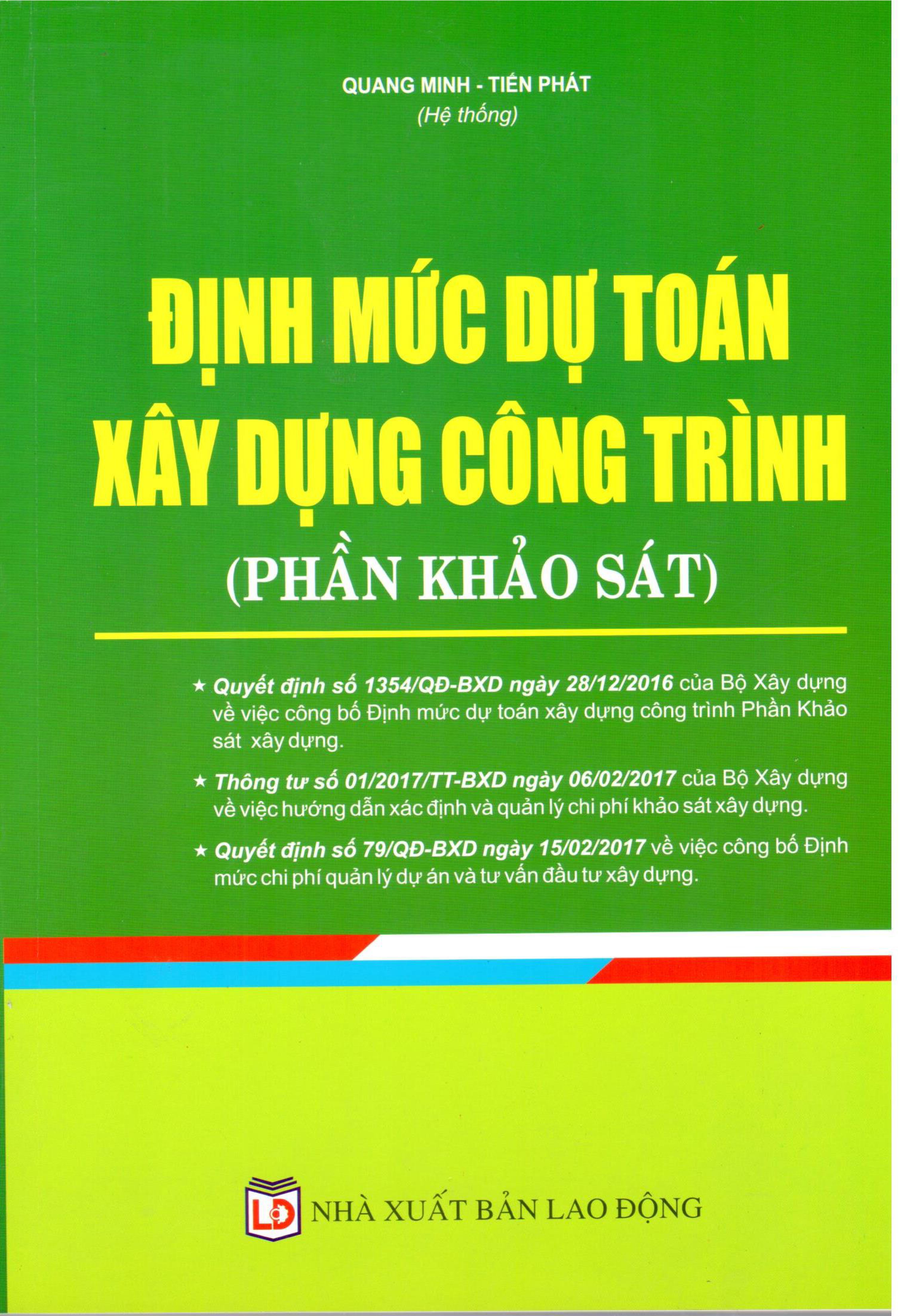 Định Mức Dự Toán Xây Dựng Công Trình - Phần Khảo Sát