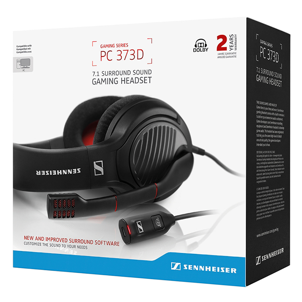 Tai Nghe Chụp Tai Sennheiser PC 373D - Hàng Chính Hãng