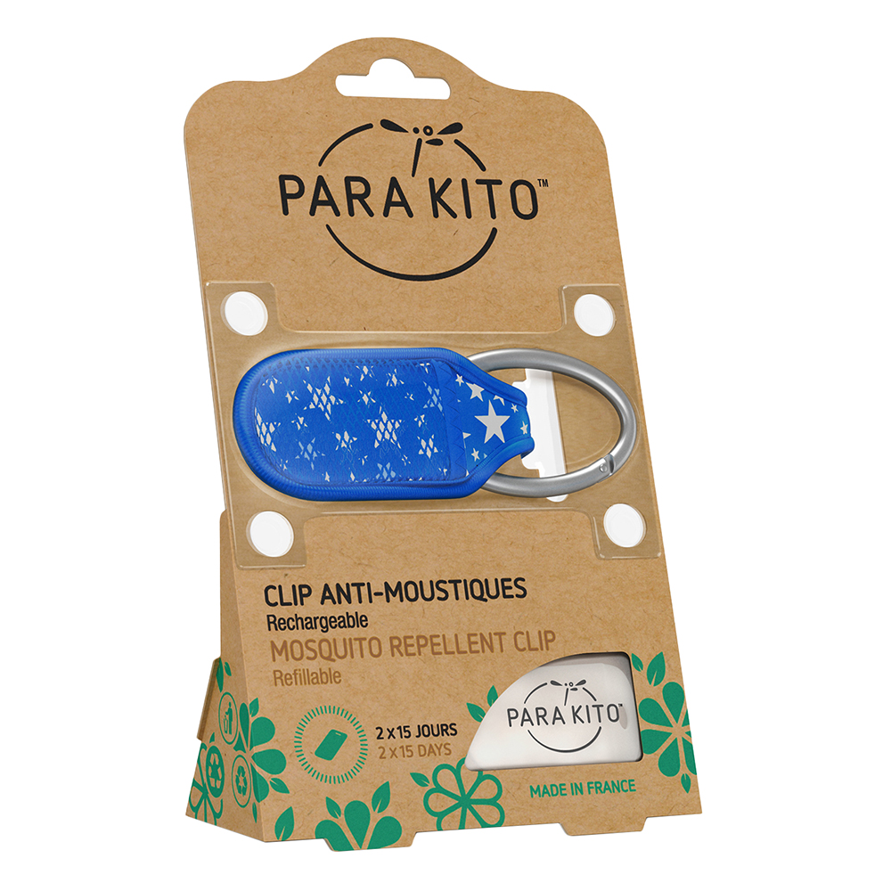 Viên Chống Muỗi PARA’KITO™ Kèm Móc Cài Họa Tiết Ngôi Sao (Loại 2 Viên) - PARA’KITO™ Mosquito Repellent Star Clip With 2 Tablets - PCLIP05