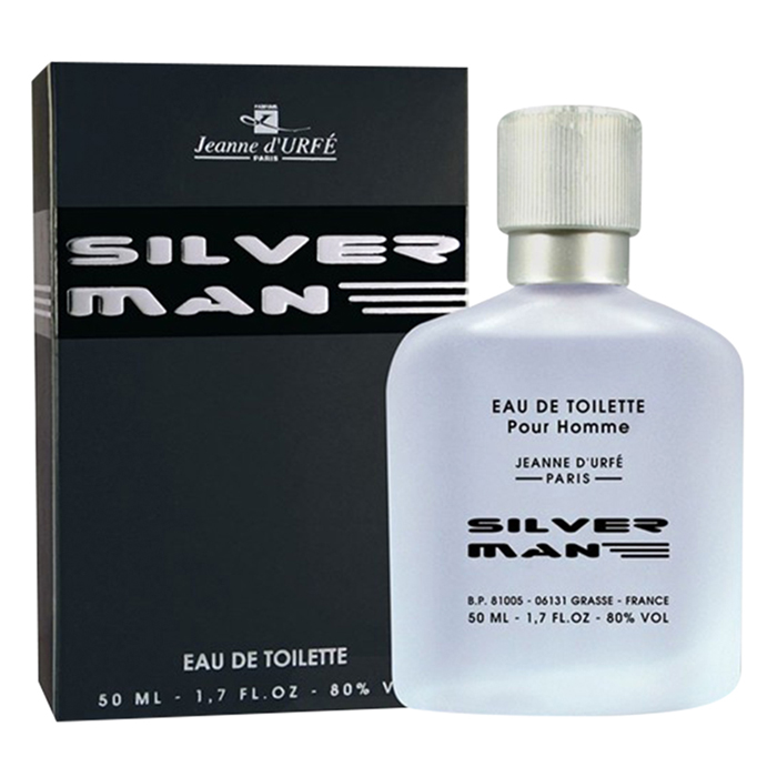Nước hoa nam Jeanne Durfe Silver Man 50ml