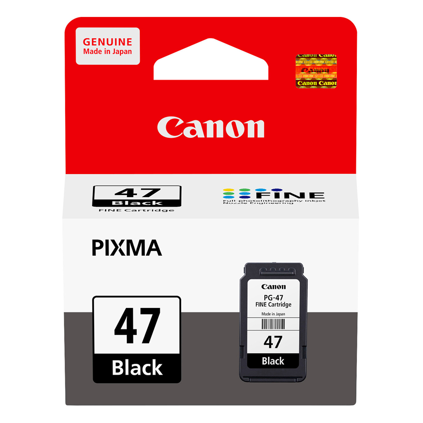 Hình ảnh Mực In Canon PG-47 Cho Máy In Canon Pixma E400, E410, E460, E480 - Hàng Chính Hãng