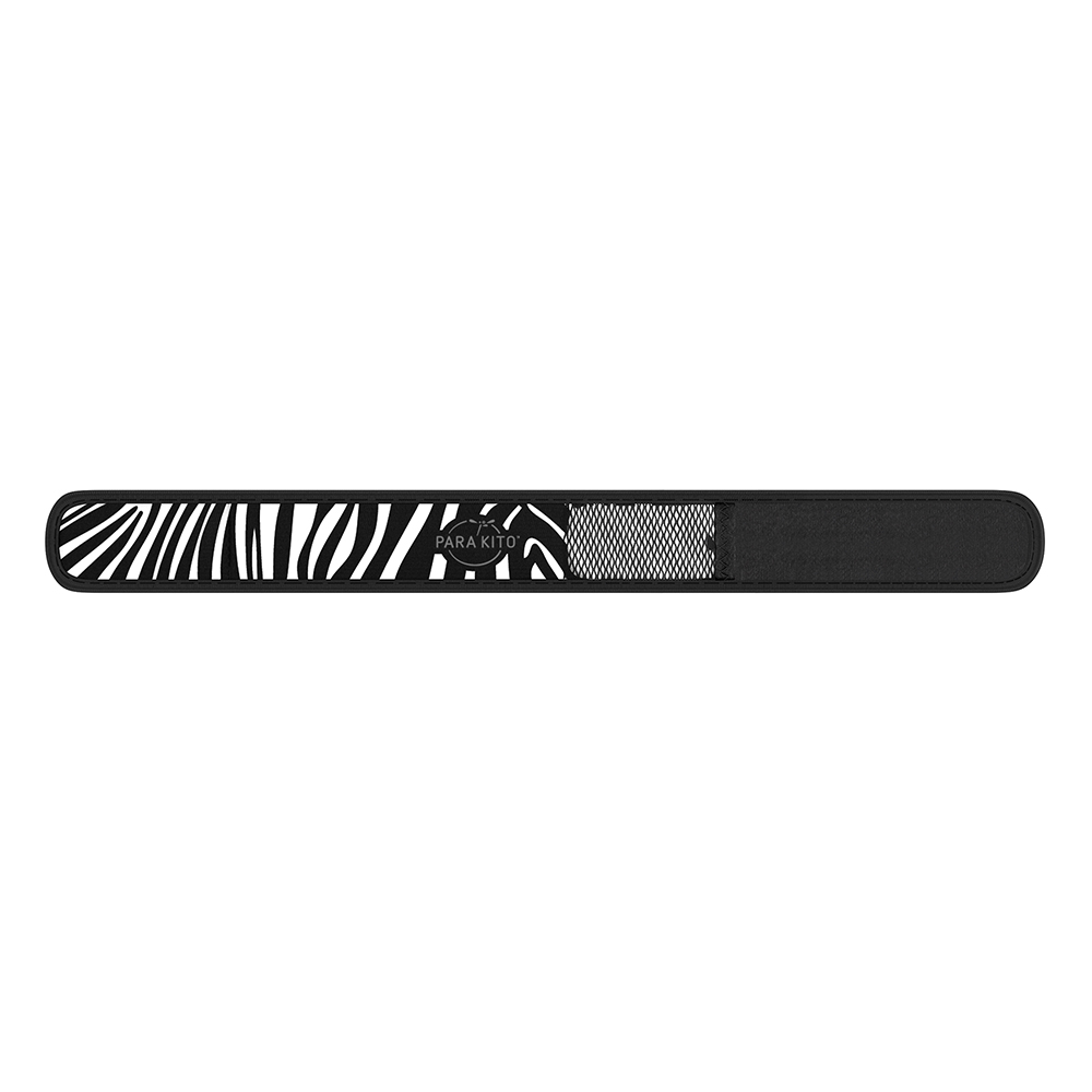 Viên Chống Muỗi PARA’KITO™ Kèm Vòng Đeo Tay Bằng Vải Hoa Văn Ngựa Vằn (Loại 2 Viên) - PARA’KITO™ Mosquito Repellent Zebra Graphic Band With 2 Tablets - PGWB01