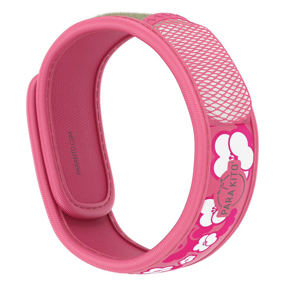 Viên Chống Muỗi PARA’KITO™ Kèm Vòng Đeo Tay Bằng Vải Hoa Văn Anh Đào (Loại 2 Viên) - PARA’KITO™ Mosquito Repellent Sakura Graphic Band With 2 Tablets - PGWB05