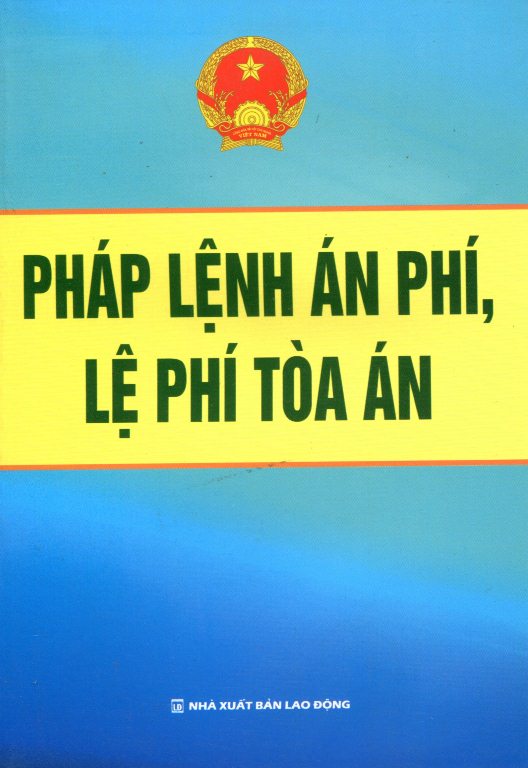 Pháp Lệnh Án Phí Lệ Phí Tòa Án