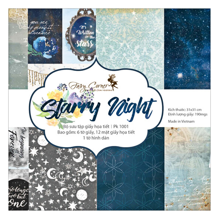 Bộ Sưu Tập Giấy Fairy Corner Starry Night PK1002