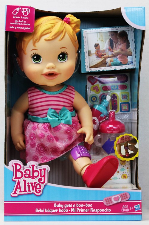 baby alive gets a boo boo