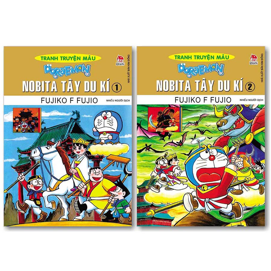 Combo Doraemon Tranh Truyện Màu - Nobita Tây Du Kí 2 cuốn Tái Bản 2023