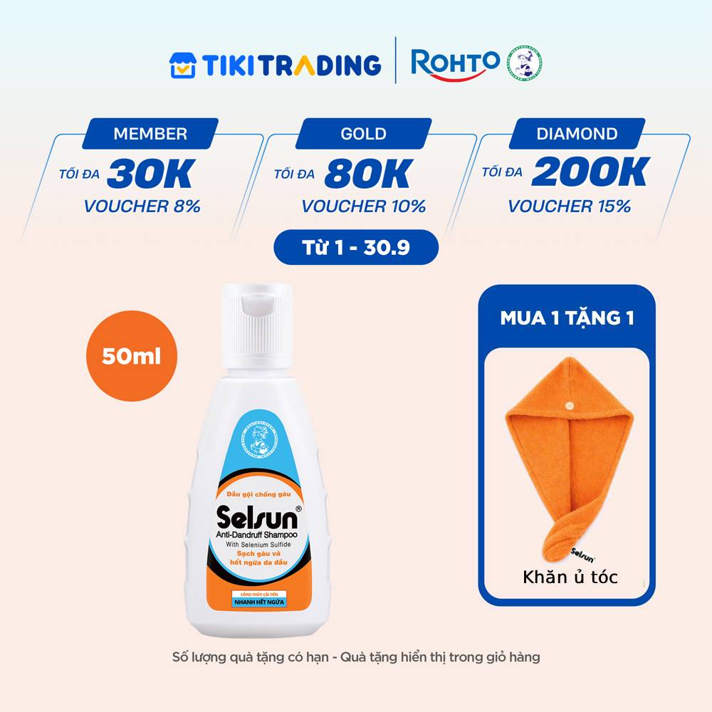 Dầu gội Selsun chống gàu, sạch gàu & hết ngứa da đầu Selsun Anti-Dandruff…