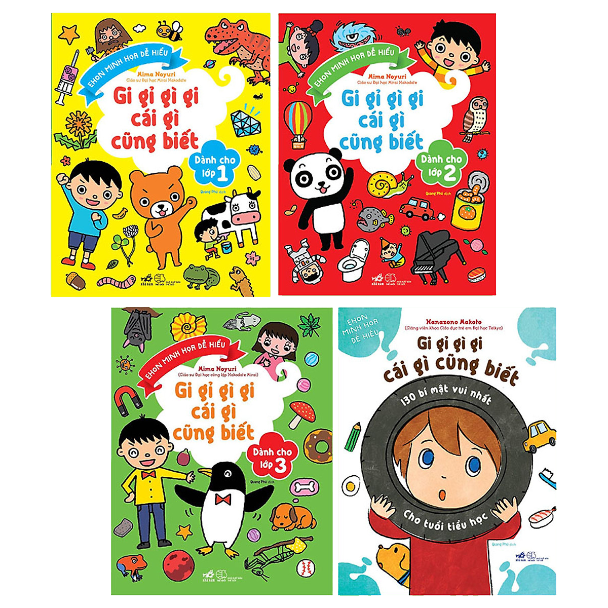 Combo Gi gỉ gì gi cái gì cũng biết 4 cuốn