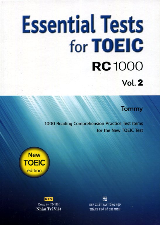 Essential Test For TOEIC RC 1000 Vol 2 (Không CD)