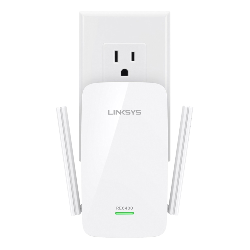 Bộ Kích Sóng Wifi Repeater Băng Tầng Kép AC1200 Linksys RE6400 - Hàng Chính Hãng