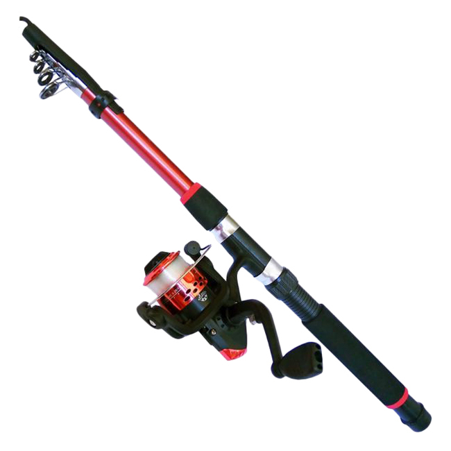 Bộ Cần Câu Kèm Máy KHP - Đỏ + Dây - Giao Màu Ngẫu Nhiên