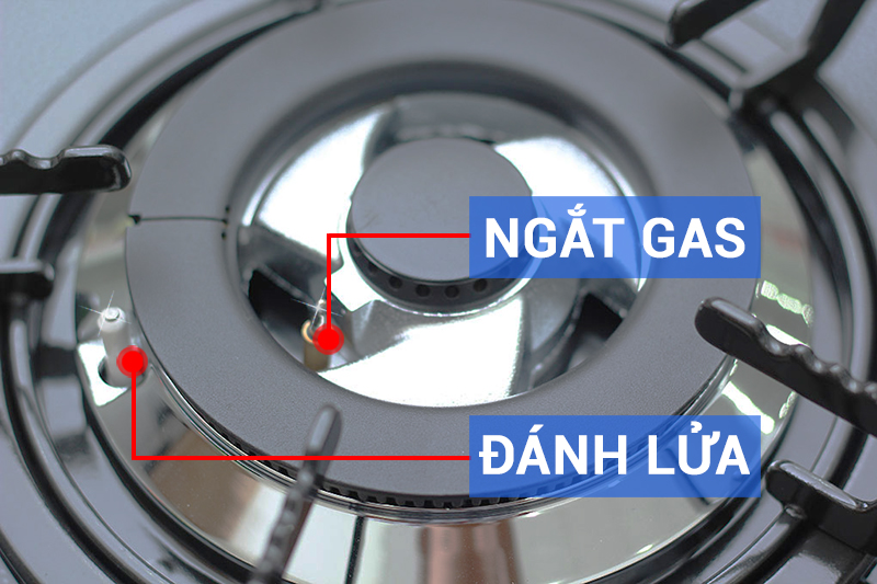 Bếp Ga Âm Rinnai RVB-2BGN - Đen- Hãng chính hãng