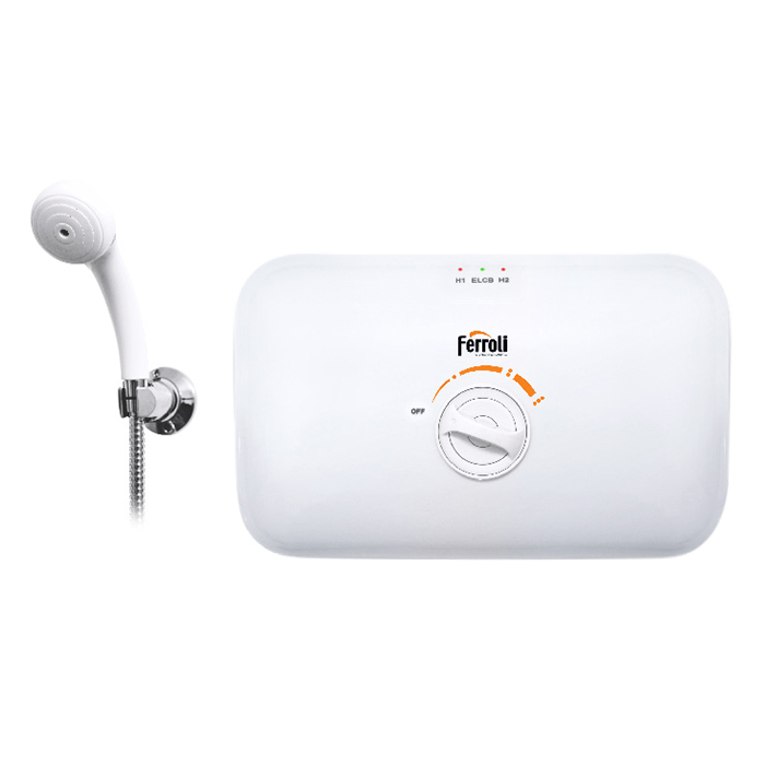 Máy Nước Nóng Trực Tiếp Không Bơm Ferroli Rita FS-4.5TM - Trắng - Hàng chính hãng