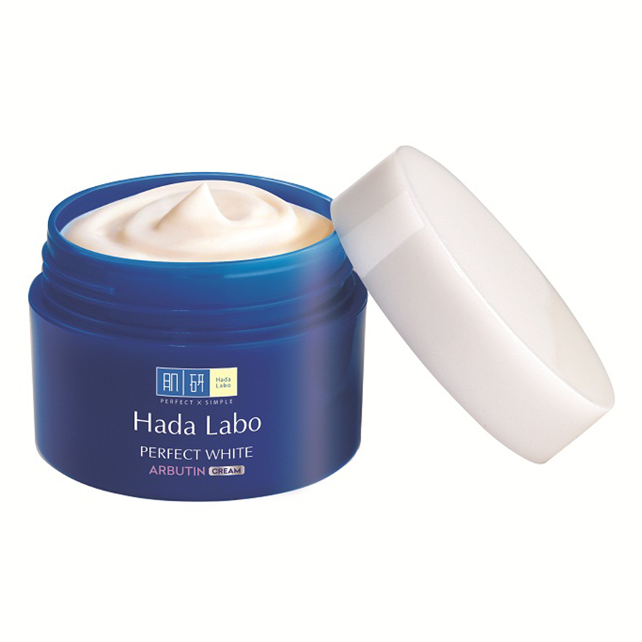 Kem Dưỡng Trắng Da Tối Ưu Hada Labo Perfect White Arbutin Cream