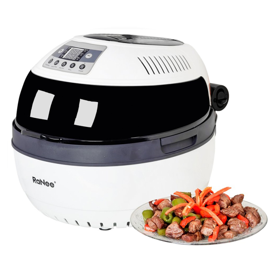 Nồi Chiên Chân Không Điện Tử Ranee RN-AF10LH kèm bộ phụ kiện 9 món - Hàng chính hãng