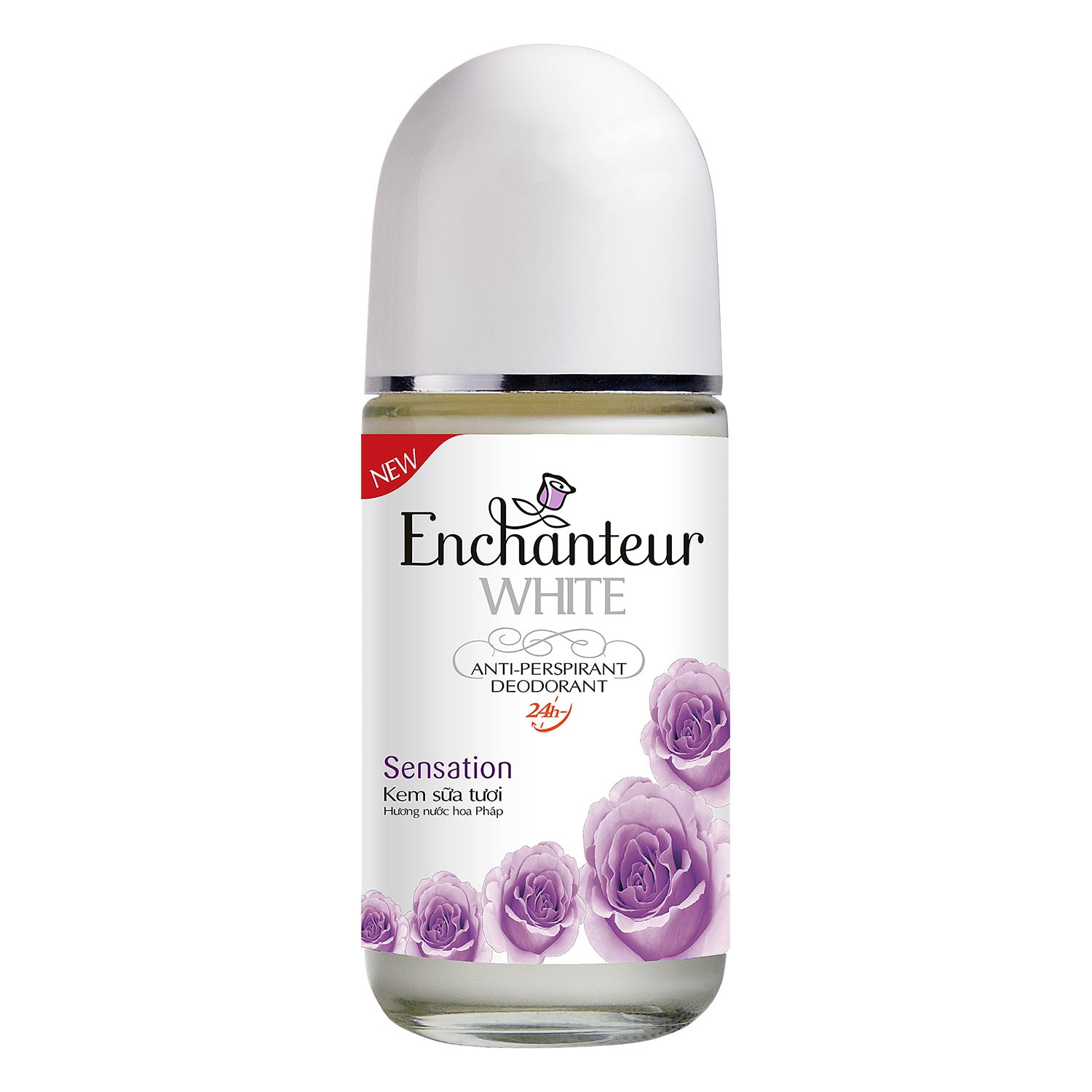 Lăn Khử Mùi Trắng Da Hương Nước Hoa Enchanteur Sensation 50ml - 1012075