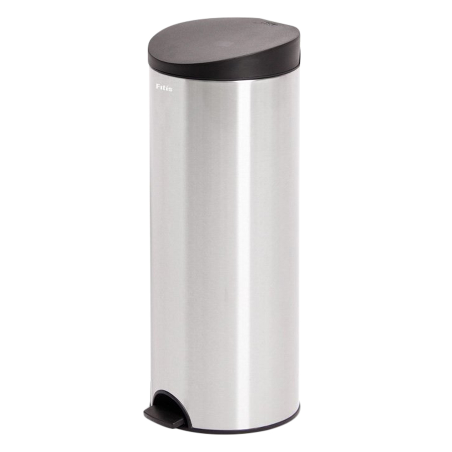 Thùng rác inox FITIS đạp tròn lớn RPL1-901 - inox - 15L