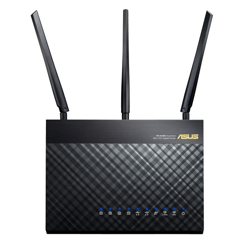 Router Wifi Mesh Asus RT-AC68U Băng Tần Kép AC1900 - Hàng Chính Hãng